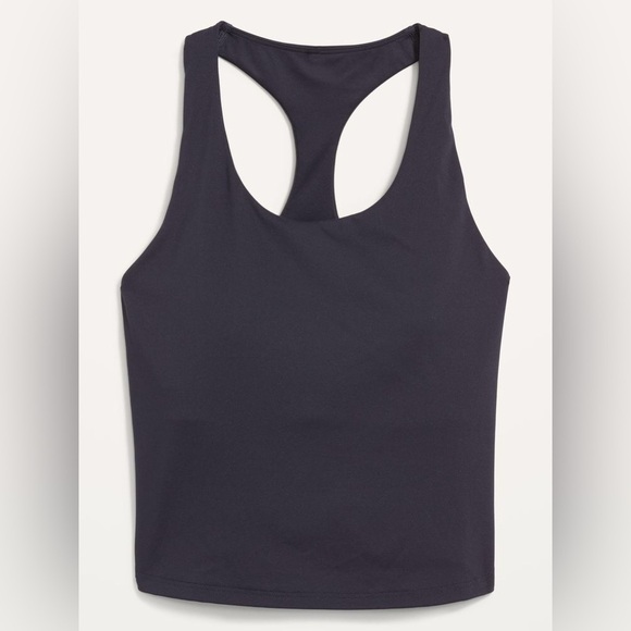 NWT! Navy PowerSoft Cropped Shelf-Bra Tank Top for Women - Multiple Sizes 🤎 - Picture 4 of 11